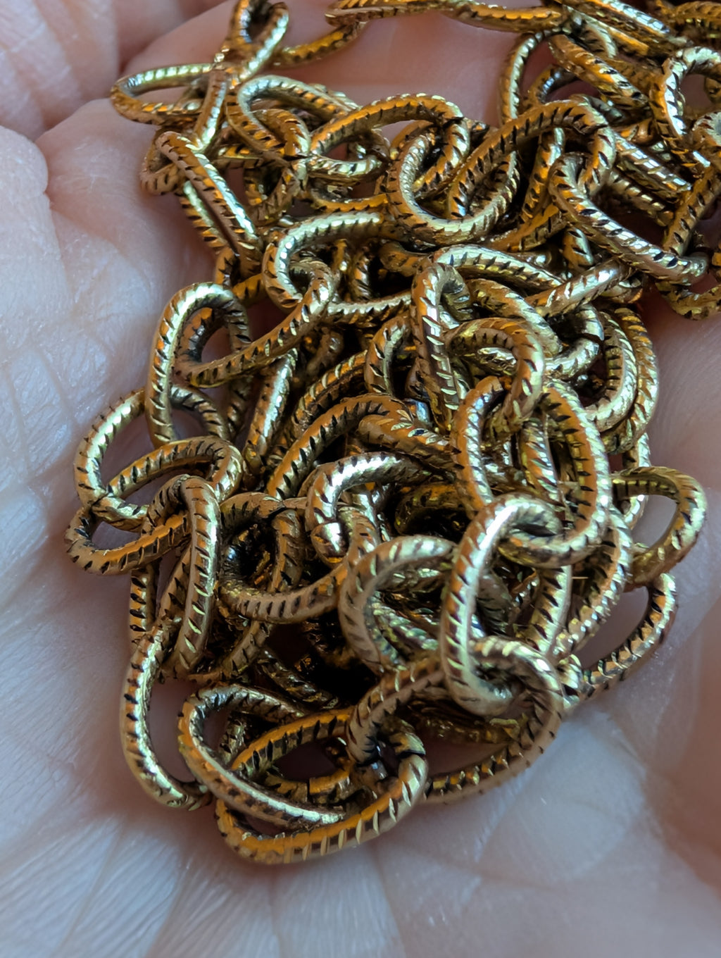 Golden Heart — Vintage Upcycled CC Necklace